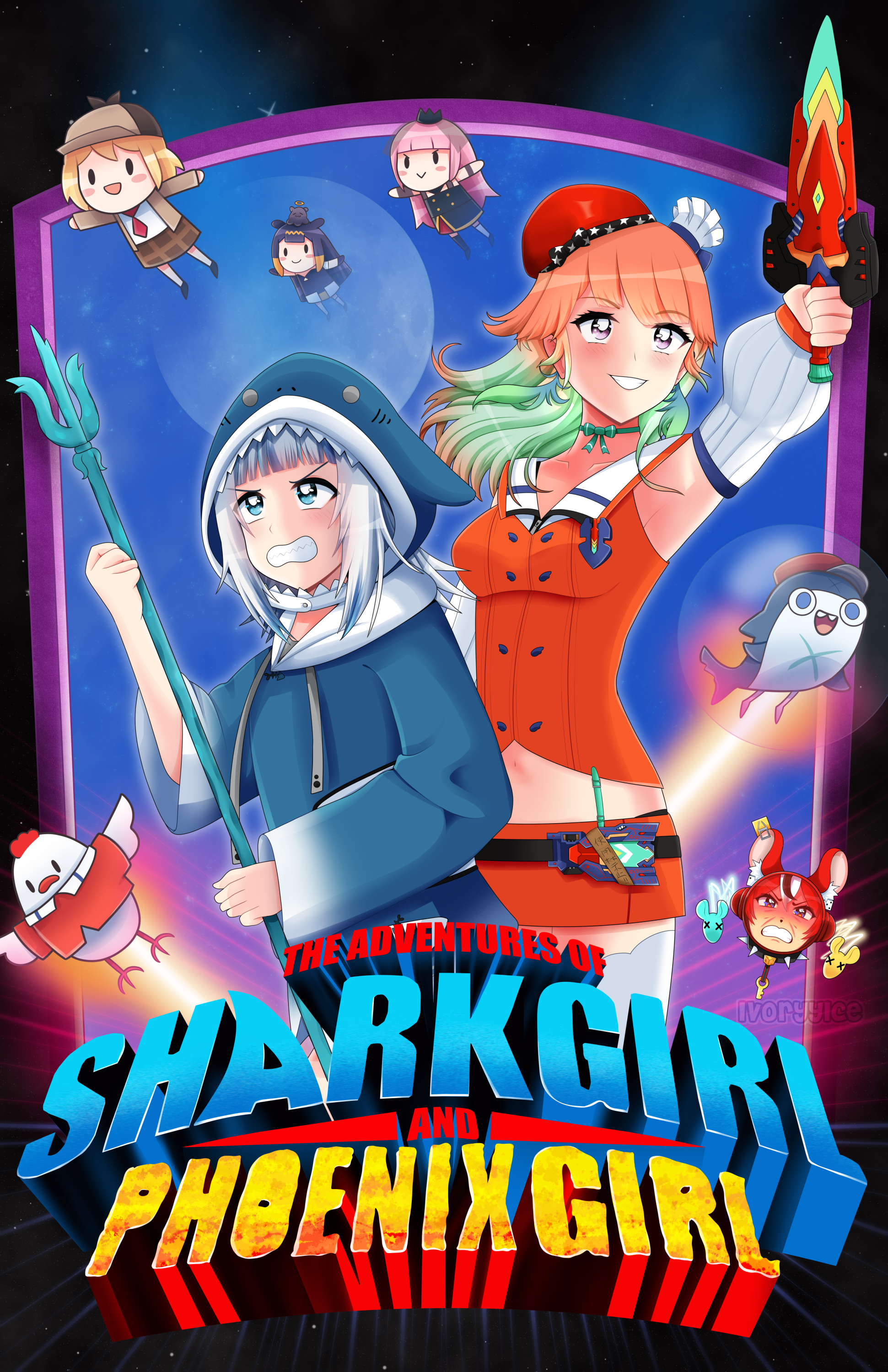 Shark Girl And Phenoix